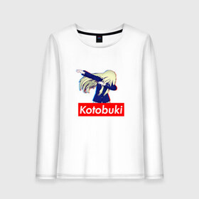 Женский лонгслив хлопок с принтом K-On! в городе Новоалтайск, 100% хлопок |  | kotobuki | юи хирасава