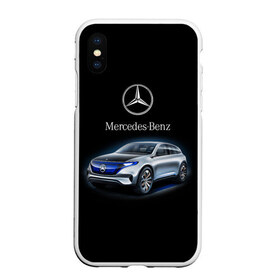 Чехол для iPhone XS Max матовый с принтом Mercedes-Benz в городе Новоалтайск, Силикон | Область печати: задняя сторона чехла, без боковых панелей | kомпания производитель легковых автомобилей премиального класса | немецкое качество