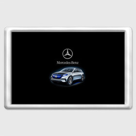 Магнит 45*70 с принтом Mercedes-Benz в городе Новоалтайск, Пластик | Размер: 78*52 мм; Размер печати: 70*45 | kомпания производитель легковых автомобилей премиального класса | немецкое качество