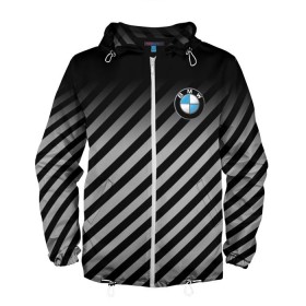 Мужская ветровка 3D с принтом BMW 2018 Black Collection в городе Новоалтайск, 100% полиэстер | подол и капюшон оформлены резинкой с фиксаторами, два кармана без застежек по бокам, один потайной карман на груди | bmw | автомобильные | бмв | машины