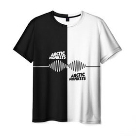 Мужская футболка 3D с принтом Arctic Monkeys в городе Новоалтайск, 100% полиэфир | прямой крой, круглый вырез горловины, длина до линии бедер | алекс тёрнер | арктик | арктические мартышки | гаражный | группа | джейми кук | инди рок | манкис | музыка | мэтт хелдер | ник о мэлли | обезьяна | постпанк ривайвл | психоделический | рок
