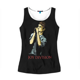 Женская майка 3D с принтом Joy Division в городе Новоалтайск, 100% полиэстер | круглая горловина, прямой силуэт, длина до линии бедра | division | joy | бернард самнер | восьмидесятых | готик | группа | дарквэйв | джой | дивижн | иэн кёртис | музыка | музыканты | панк | панкрок | питер хук | пост | постпанк | рок | стивен моррис