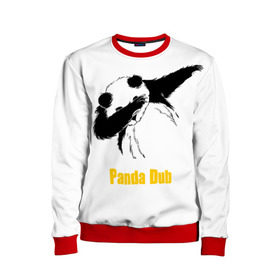 Детский свитшот 3D с принтом Panda dub в городе Новоалтайск, 100% полиэстер | свободная посадка, прямой крой, мягкая тканевая резинка на рукавах и понизу свитшота | dab | dance | dub | movement | panda | движение | панда | танец