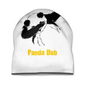 Шапка 3D с принтом Panda dub в городе Новоалтайск, 100% полиэстер | универсальный размер, печать по всей поверхности изделия | dab | dance | dub | movement | panda | движение | панда | танец