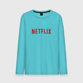 Мужской лонгслив хлопок с принтом Netflix в городе Новоалтайск, 100% хлопок |  | logo | netflix | netflix logo | нетфликс | нэтфликс | сериалы | телевидение | фанат сериалов