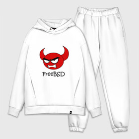 Мужской костюм хлопок OVERSIZE с принтом FreeBSD демон в городе Новоалтайск,  |  | Тематика изображения на принте: bsd | demon | freebsd | os | unix | демон | злой | ос | чёртик