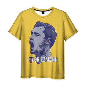 Мужская футболка 3D с принтом Griezmann Atletico Madrid в городе Новоалтайск, 100% полиэфир | прямой крой, круглый вырез горловины, длина до линии бедер | atletico | griezman | griezmann | grizman | kit | madrid | world cup | антуан | атлетико | гризман | гризманн | мадрид | матрасники | франция | футбол | чемпионат мира