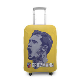 Чехол для чемодана 3D с принтом Griezmann Atletico Madrid в городе Новоалтайск, 86% полиэфир, 14% спандекс | двустороннее нанесение принта, прорези для ручек и колес | atletico | griezman | griezmann | grizman | kit | madrid | world cup | антуан | атлетико | гризман | гризманн | мадрид | матрасники | франция | футбол | чемпионат мира
