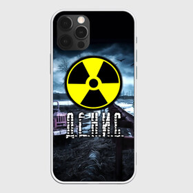 Чехол для iPhone 12 Pro Max с принтом S T A L K E R - Д Е Н И С в городе Новоалтайск, Силикон |  | Тематика изображения на принте: stalker | волки | грузовик | ден | денис | денчик | знак | имя | мрак | опасность | припять | птицы | радиация | сталкер | чернобыль