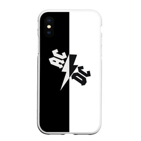 Чехол для iPhone XS Max матовый с принтом AC DC в городе Новоалтайск, Силикон | Область печати: задняя сторона чехла, без боковых панелей | ac dc | acdc | австралийская | ангус янг | ас дс | блюз рок | группа | крис слэйд | рок | рок н ролл | стиви янг | хард рок | черное белое | эксл роуз