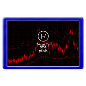 Магнит 45*70 с принтом Twenty one pilots в городе Новоалтайск, Пластик | Размер: 78*52 мм; Размер печати: 70*45 | Тематика изображения на принте: rock | t.o.p. | top | twenty one pilots | рок