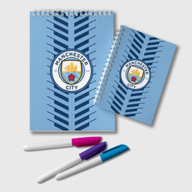 Блокнот с принтом Manchester city в городе Новоалтайск, 100% бумага | 48 листов, плотность листов — 60 г/м2, плотность картонной обложки — 250 г/м2. Листы скреплены удобной пружинной спиралью. Цвет линий — светло-серый
 | Тематика изображения на принте: fc | manchester city | манчестер сити | спорт | спортивные | футбол | футбольный