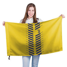 Флаг 3D с принтом Juventus 2018 Creative #1 в городе Новоалтайск, 100% полиэстер | плотность ткани — 95 г/м2, размер — 67 х 109 см. Принт наносится с одной стороны | 