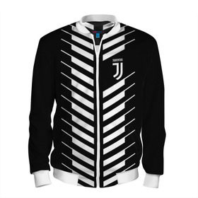 Мужской бомбер 3D с принтом Juventus 2018 Creative #2 в городе Новоалтайск, 100% полиэстер | застегивается на молнию, по бокам два кармана без застежек, по низу бомбера и на воротнике - эластичная резинка | juventus | футбол | футбольный клуб | ювентус