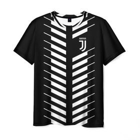 Мужская футболка 3D с принтом Juventus 2018 Creative #2 в городе Новоалтайск, 100% полиэфир | прямой крой, круглый вырез горловины, длина до линии бедер | juventus | футбол | футбольный клуб | ювентус