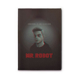 Обложка для автодокументов с принтом Mr Robot в городе Новоалтайск, натуральная кожа |  размер 19,9*13 см; внутри 4 больших “конверта” для документов и один маленький отдел — туда идеально встанут права | Тематика изображения на принте: mister robot | mr robot | rami malek | мистер робот | рами малек