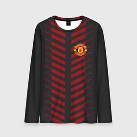 Мужской лонгслив 3D с принтом Manchester United Creative #2 в городе Новоалтайск, 100% полиэстер | длинные рукава, круглый вырез горловины, полуприлегающий силуэт | fc | manchester united | манчестер юнайтед | спорт | футбол