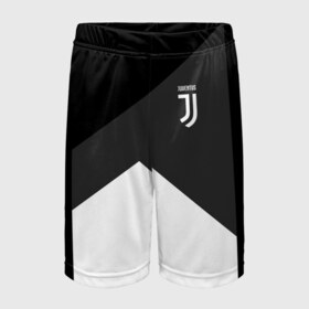 Детские спортивные шорты 3D с принтом Juventus 2018 Original #8 в городе Новоалтайск,  100% полиэстер
 | пояс оформлен широкой мягкой резинкой, ткань тянется
 | juventus | спорт | футбол | футбольный клуб | ювентус