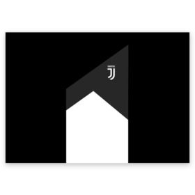Поздравительная открытка с принтом Juventus 2018 Original #8 в городе Новоалтайск, 100% бумага | плотность бумаги 280 г/м2, матовая, на обратной стороне линовка и место для марки
 | Тематика изображения на принте: juventus | спорт | футбол | футбольный клуб | ювентус