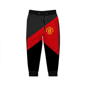 Детские брюки 3D с принтом Manchester United 2018 #19 в городе Новоалтайск, 100% полиэстер | манжеты по низу, эластичный пояс регулируется шнурком, по бокам два кармана без застежек, внутренняя часть кармана из мелкой сетки | emirates | fc | manchester united | абстракция | геометрия | зож | клуб | линии | манчестер юнайтед | модные | мяч | россии | спорт | спортивные | стиль | тренды | футбол | футбольный клуб | экстрим | эмблема