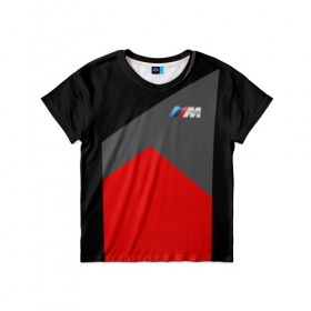 Детская футболка 3D с принтом BMW 2018 SportWear #1 в городе Новоалтайск, 100% гипоаллергенный полиэфир | прямой крой, круглый вырез горловины, длина до линии бедер, чуть спущенное плечо, ткань немного тянется | Тематика изображения на принте: bmw | автомобиль | автомобильные | бмв | машины
