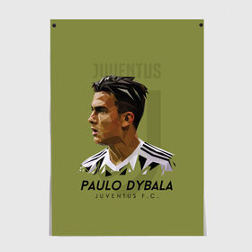 Постер с принтом Paulo Dybala Juventus FC в городе Новоалтайск, 100% бумага
 | бумага, плотность 150 мг. Матовая, но за счет высокого коэффициента гладкости имеет небольшой блеск и дает на свету блики, но в отличии от глянцевой бумаги не покрыта лаком | dibala | dybala | juve | juventus | juvi | kit | russia | world cup | бонусная | гостевая | дибала | домашняя | италия | футбол | чемпионат мира | юве | ювентус | юви