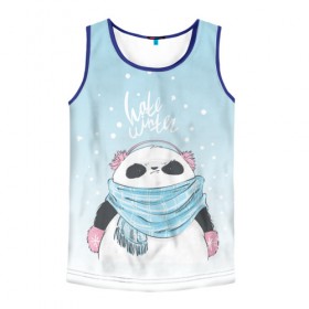 Мужская майка 3D с принтом Hate winter в городе Новоалтайск, 100% полиэстер | круглая горловина, приталенный силуэт, длина до линии бедра. Пройма и горловина окантованы тонкой бейкой | зима | новый год | подарок | рождество