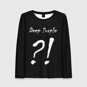 Женский лонгслив 3D с принтом Deep Purple в городе Новоалтайск, 100% полиэстер | длинные рукава, круглый вырез горловины, полуприлегающий силуэт | album | british | deep purple | england | heavy metal | rock group | альбом | англия | британская | рок группа | хеви металл