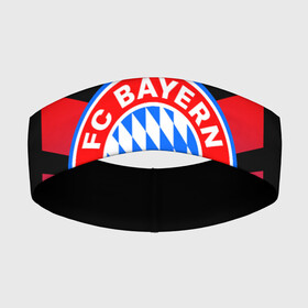 Повязка на голову 3D с принтом BAYERN MUNCHEN | БАЙЕРН МЮНХЕН в городе Новоалтайск,  |  | bayern | fc | бавария | спорт | спортивные | футбол | футбольный клуб