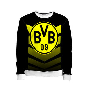 Детский свитшот 3D с принтом FC Borussia 2018 Original #15 в городе Новоалтайск, 100% полиэстер | свободная посадка, прямой крой, мягкая тканевая резинка на рукавах и понизу свитшота | боруссия | дортмунд