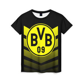 Женская футболка 3D с принтом FC Borussia 2018 Original #15 в городе Новоалтайск, 100% полиэфир ( синтетическое хлопкоподобное полотно) | прямой крой, круглый вырез горловины, длина до линии бедер | боруссия | дортмунд