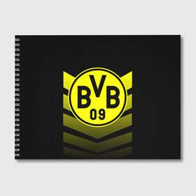 Альбом для рисования с принтом FC Borussia 2018 Original #15 в городе Новоалтайск, 100% бумага
 | матовая бумага, плотность 200 мг. | Тематика изображения на принте: боруссия | дортмунд