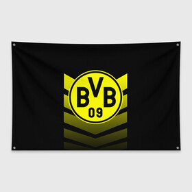Флаг-баннер с принтом FC Borussia 2018 Original #15 в городе Новоалтайск, 100% полиэстер | размер 67 х 109 см, плотность ткани — 95 г/м2; по краям флага есть четыре люверса для крепления | боруссия | дортмунд