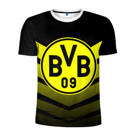Мужская футболка 3D спортивная с принтом FC Borussia 2018 Original #15 в городе Новоалтайск, 100% полиэстер с улучшенными характеристиками | приталенный силуэт, круглая горловина, широкие плечи, сужается к линии бедра | боруссия | дортмунд