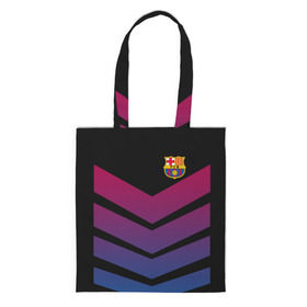 Сумка 3D повседневная с принтом FC Barcelona 2018 Arrow в городе Новоалтайск, 100% полиэстер | Плотность: 200 г/м2; Размер: 34×35 см; Высота лямок: 30 см | fc | fc barcelona | fcb | барселона | спорт | спортивные | футбол | футбольный клуб