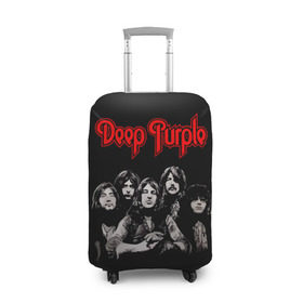 Чехол для чемодана 3D с принтом Deep Purple в городе Новоалтайск, 86% полиэфир, 14% спандекс | двустороннее нанесение принта, прорези для ручек и колес | album | british | deep purple | england | heavy metal | rock group | альбом | англия | британская | рок группа | хеви металл