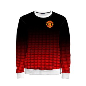 Детский свитшот 3D с принтом Manchester United 2018 #22 в городе Новоалтайск, 100% полиэстер | свободная посадка, прямой крой, мягкая тканевая резинка на рукавах и понизу свитшота | emirates | fc | manchester united | абстракция | геометрия | зож | клуб | линии | манчестер юнайтед | модные | мяч | россии | спорт | спортивные | стиль | тренды | футбол | футбольный клуб | экстрим | эмблема