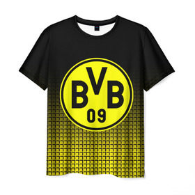 Мужская футболка 3D с принтом FC Borussia 2018 Original #1 в городе Новоалтайск, 100% полиэфир | прямой крой, круглый вырез горловины, длина до линии бедер | боруссия | дортмунд
