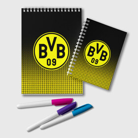 Блокнот с принтом FC Borussia 2018 Original #1 в городе Новоалтайск, 100% бумага | 48 листов, плотность листов — 60 г/м2, плотность картонной обложки — 250 г/м2. Листы скреплены удобной пружинной спиралью. Цвет линий — светло-серый
 | боруссия | дортмунд