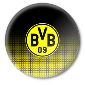 Значок с принтом FC Borussia 2018 Original #1 в городе Новоалтайск,  металл | круглая форма, металлическая застежка в виде булавки | Тематика изображения на принте: боруссия | дортмунд