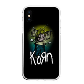 Чехол для iPhone XS Max матовый с принтом Korn в городе Новоалтайск, Силикон | Область печати: задняя сторона чехла, без боковых панелей | Тематика изображения на принте: korn | koяn | альтернативный | арвизу | гранж | грув | группа | дэвис | корн | коян | лузье | манки | метал | музыка | нюметал | панк | песни | рок | уэлч | филди | филипп | хэд | шаффер
