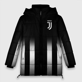 Женская зимняя куртка 3D с принтом Juventus 2018 Line в городе Новоалтайск, верх — 100% полиэстер; подкладка — 100% полиэстер; утеплитель — 100% полиэстер | длина ниже бедра, силуэт Оверсайз. Есть воротник-стойка, отстегивающийся капюшон и ветрозащитная планка. 

Боковые карманы с листочкой на кнопках и внутренний карман на молнии | fc | juventus | спорт | фк | футбол | ювентус
