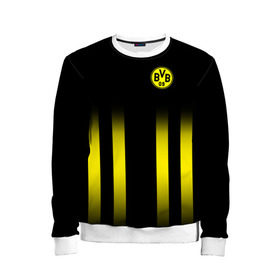 Детский свитшот 3D с принтом FC Borussia 2018 Line в городе Новоалтайск, 100% полиэстер | свободная посадка, прямой крой, мягкая тканевая резинка на рукавах и понизу свитшота | боруссия | дортмунд