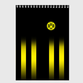 Скетчбук с принтом FC Borussia 2018 Line в городе Новоалтайск, 100% бумага
 | 48 листов, плотность листов — 100 г/м2, плотность картонной обложки — 250 г/м2. Листы скреплены сверху удобной пружинной спиралью | боруссия | дортмунд