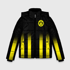 Зимняя куртка для мальчиков 3D с принтом FC Borussia 2018 Line в городе Новоалтайск, ткань верха — 100% полиэстер; подклад — 100% полиэстер, утеплитель — 100% полиэстер | длина ниже бедра, удлиненная спинка, воротник стойка и отстегивающийся капюшон. Есть боковые карманы с листочкой на кнопках, утяжки по низу изделия и внутренний карман на молнии. 

Предусмотрены светоотражающий принт на спинке, радужный светоотражающий элемент на пуллере молнии и на резинке для утяжки | боруссия | дортмунд