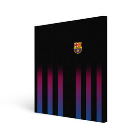 Холст квадратный с принтом FC Barcelona Color Line в городе Новоалтайск, 100% ПВХ |  | Тематика изображения на принте: fc barcelona | fcb | барселона | спорт | спортивные | фк | футбол