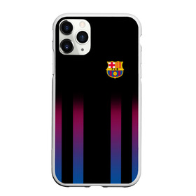 Чехол для iPhone 11 Pro матовый с принтом FC Barcelona Color Line в городе Новоалтайск, Силикон |  | fc barcelona | fcb | барселона | спорт | спортивные | фк | футбол