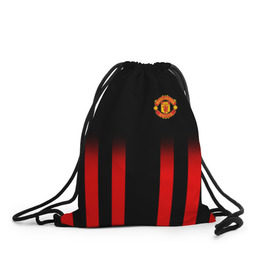 Рюкзак-мешок 3D с принтом Manchester United 2018 Line в городе Новоалтайск, 100% полиэстер | плотность ткани — 200 г/м2, размер — 35 х 45 см; лямки — толстые шнурки, застежка на шнуровке, без карманов и подкладки | Тематика изображения на принте: fc | manchester united | манчестер юнайтед | спорт | спортивные | фк | футбол