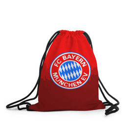 Рюкзак-мешок 3D с принтом FC Bayern 2018 Paints в городе Новоалтайск, 100% полиэстер | плотность ткани — 200 г/м2, размер — 35 х 45 см; лямки — толстые шнурки, застежка на шнуровке, без карманов и подкладки | Тематика изображения на принте: bayern | fc | бавария | спорт | спортивные | фк | футбол