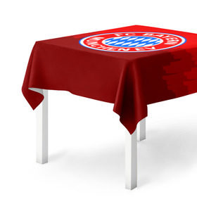 Скатерть 3D с принтом FC Bayern 2018 Paints в городе Новоалтайск, 100% полиэстер (ткань не мнется и не растягивается) | Размер: 150*150 см | bayern | fc | бавария | спорт | спортивные | фк | футбол